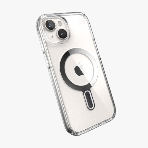 Speck iPhone 15 | Presidio Clear with ClickLock | Clear