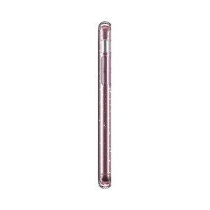 Speck iPhone XS/X Presidio Clear Glitter 閃粉防撞保護殼 - 粉紅色