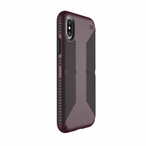 Speck iPhone XS/X 抗菌防手滑防撞殼 - 紫色