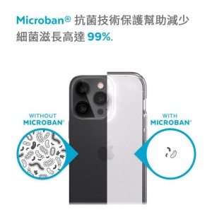 Speck iPhone 12/13 Pro Max 透明抗菌防撞保护壳