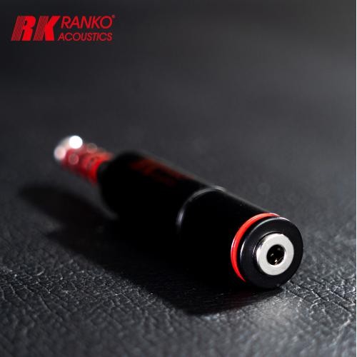 Ranko Acoustics RCP-2025 3.5mm (F) to 2.5mm (M) 无氧黄铜镀银再镀铑