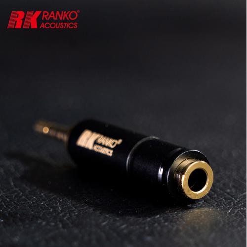 Ranko Acoustics RCP-225 3.5mm (F) to 2.5mm (M) oxygen-free brass plated with 24K gold