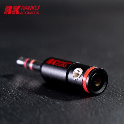 Ranko Acoustics REP-1030 3.5mm DIY plug single crystal copper rhodium plated
