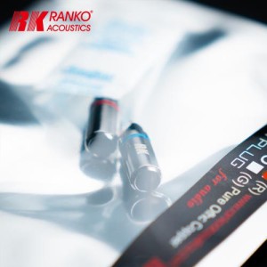 Ranko Acoustics REP-078(R) 0.78 2pin DIY Pin 24K Gold Plated and Rhodium Plated