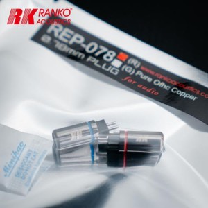 Ranko Acoustics REP-078(R)  0.78 2pin 插针 24K镀金再镀铑