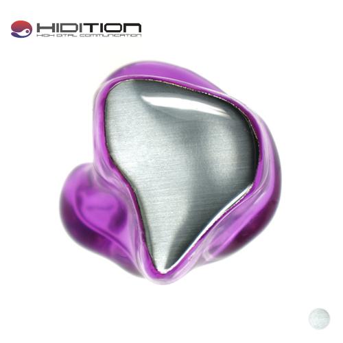 Hidition CIEM Faceplate Art - Scratched Metal Silver