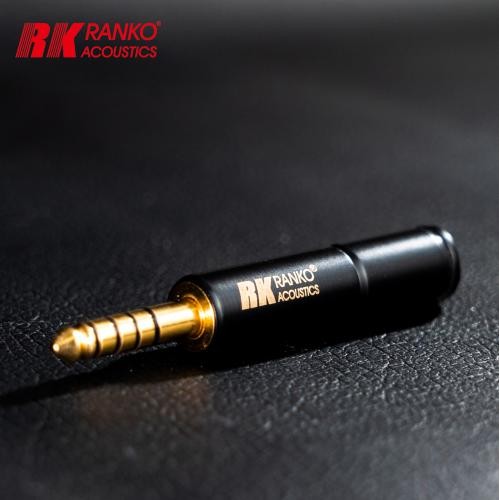 Ranko Acoustics RCP-143 3.5mm (F) to 4.4mm (M) Phosphor bronze plated with 24K gold