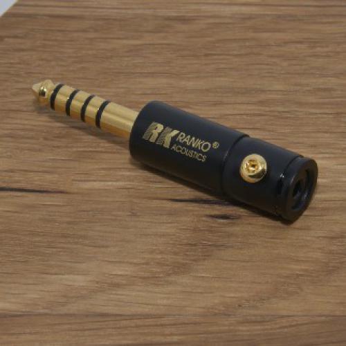 Ranko Acoustics REP-1044 4.4mm DIY plug 24K gold plated