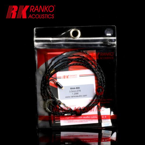 Ranko Acoustics RHA-500 6NOCC single crystal copper 8-wired IEM Cable