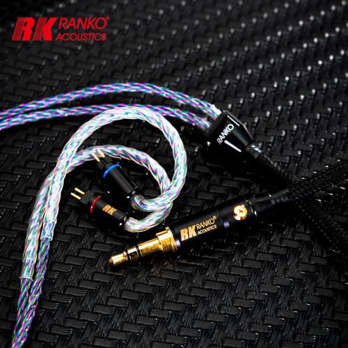Ranko Acoustics RHA-700 single crystal copper silver-plated colored wire IEM Cable