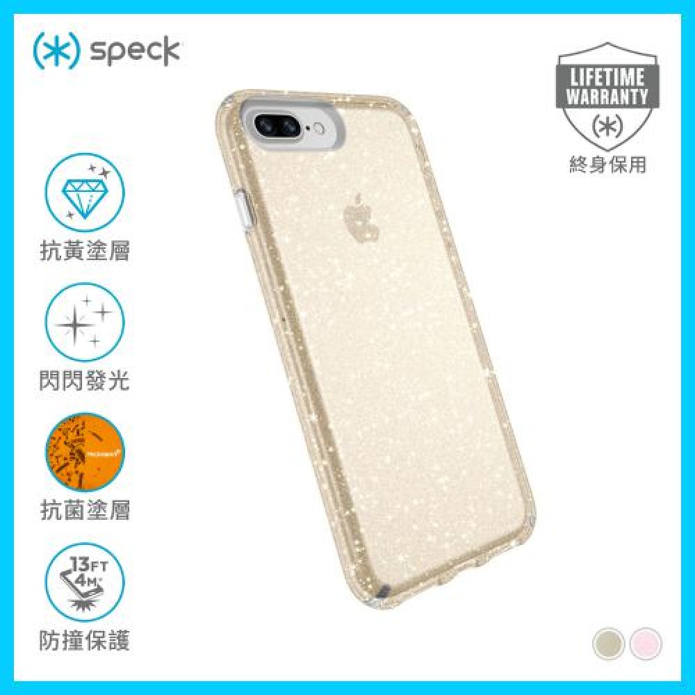 Speck iPhone 8/7 Plus Presidio Clear Glitter 103123