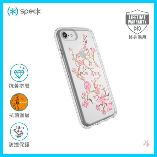 Speck iPhone SE (2020) / iPhone 8 Presidio Clear Print Glodenblossoms