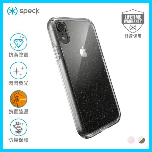 Speck iPhone XR Presidio Clear Glitter