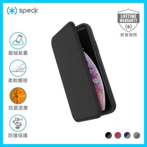 Speck iPhone XS/X 針織紋翻蓋防撞保護套